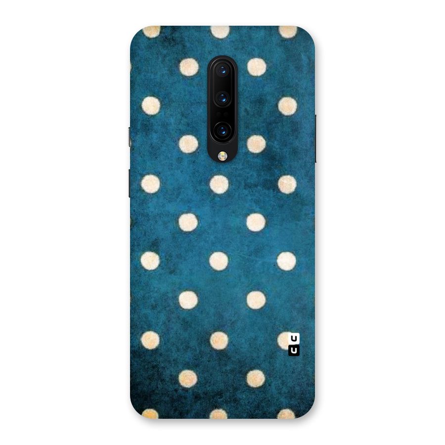 Classic Blue Polka Back Case for OnePlus 7 Pro