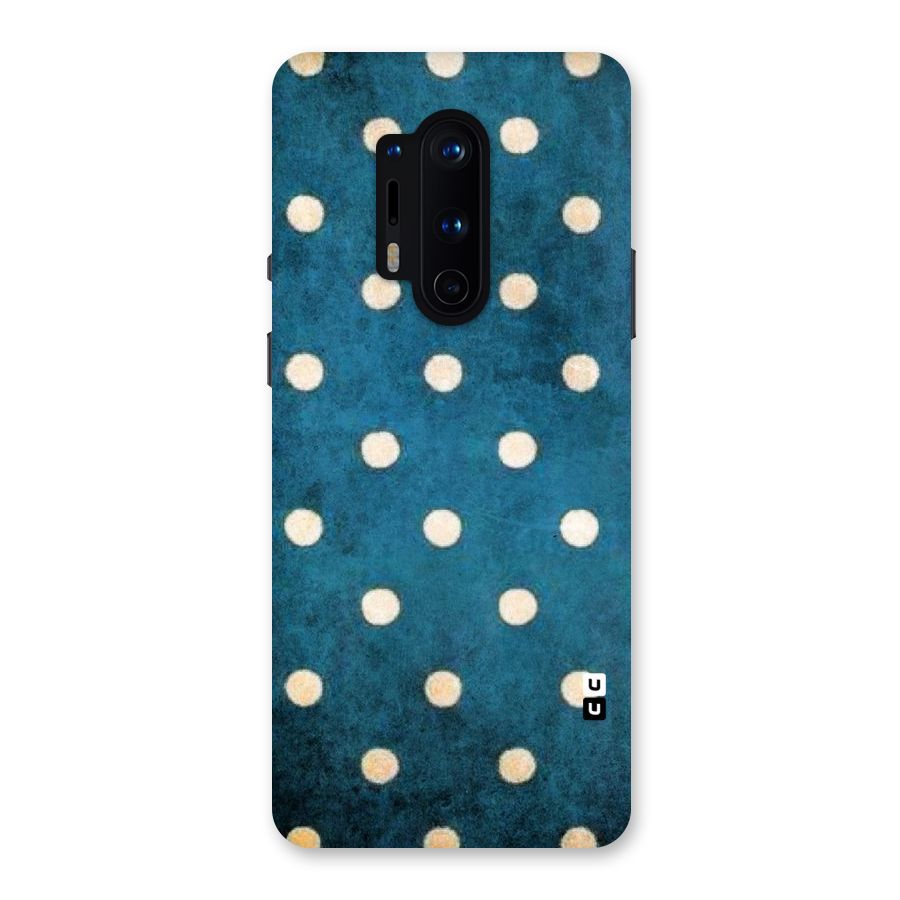 Classic Blue Polka Back Case for OnePlus 8 Pro