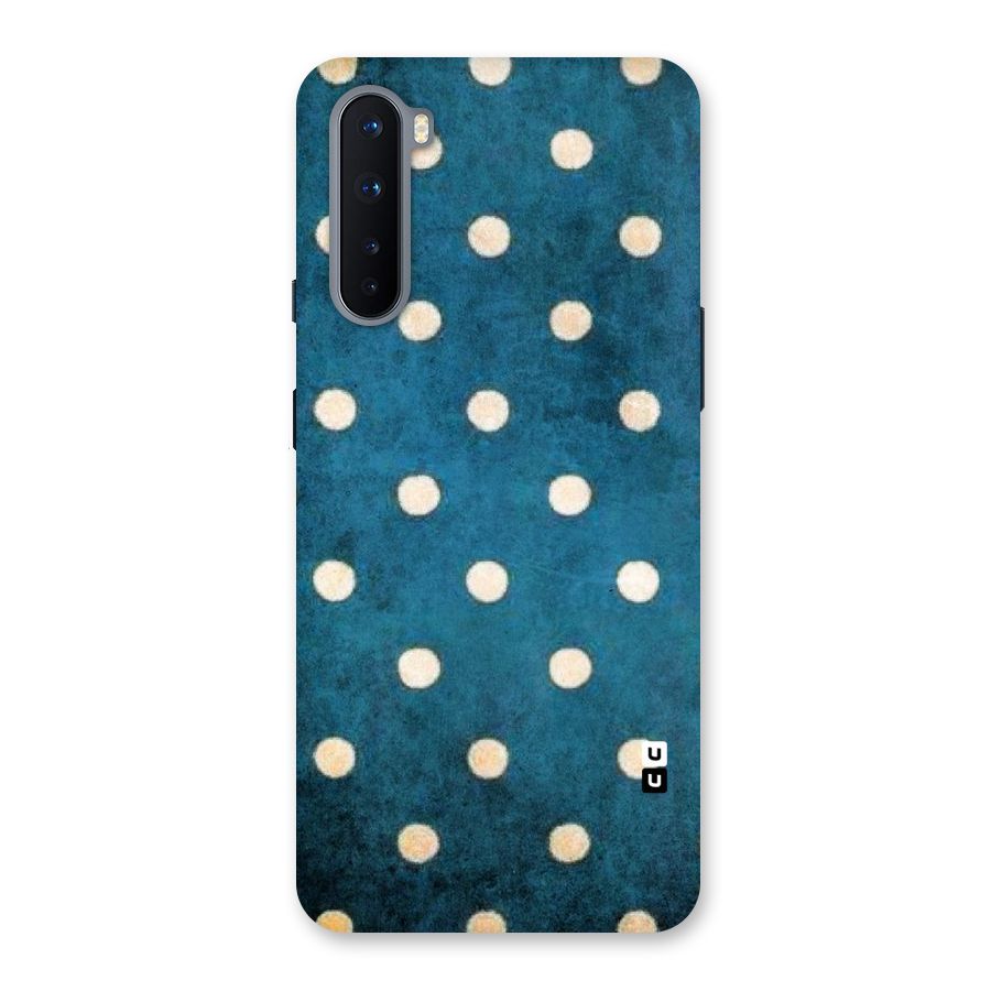 Classic Blue Polka Back Case for OnePlus Nord