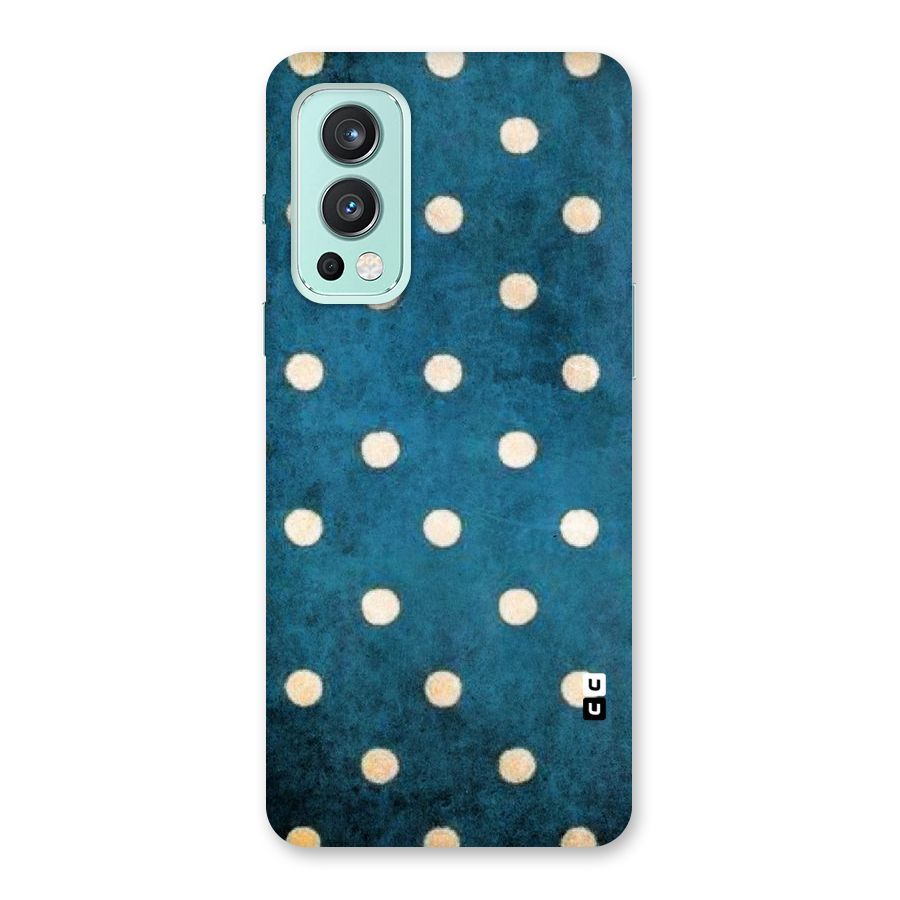 Classic Blue Polka Back Case for OnePlus Nord 2 5G