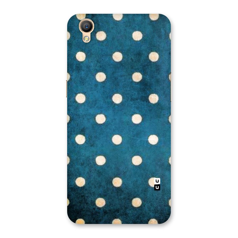 Classic Blue Polka Back Case for Oppo A37
