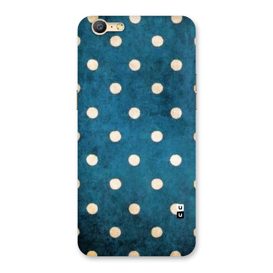 Classic Blue Polka Back Case for Oppo A39