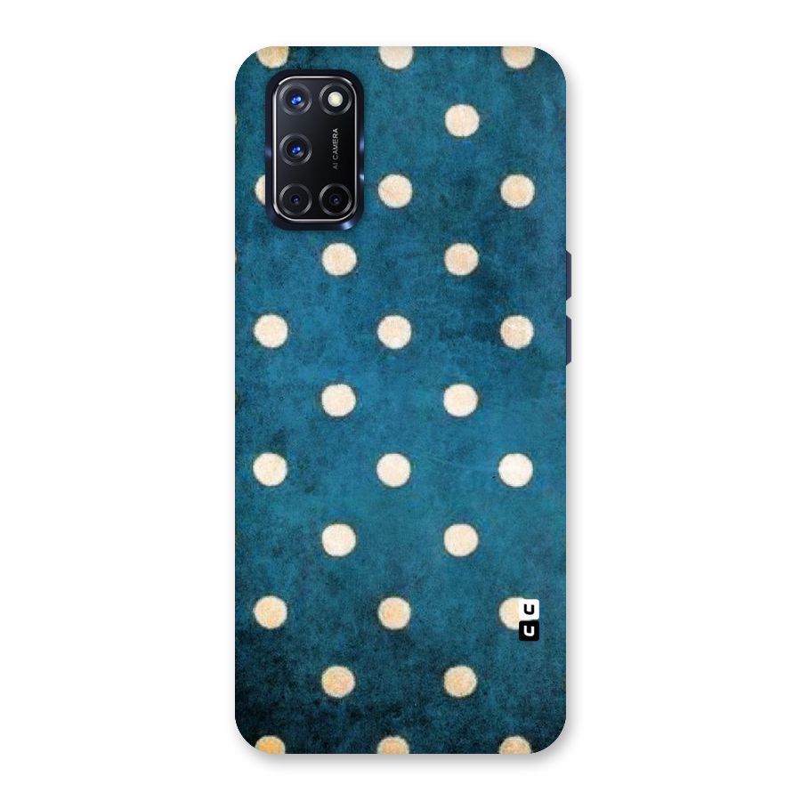 Classic Blue Polka Back Case for Oppo A52