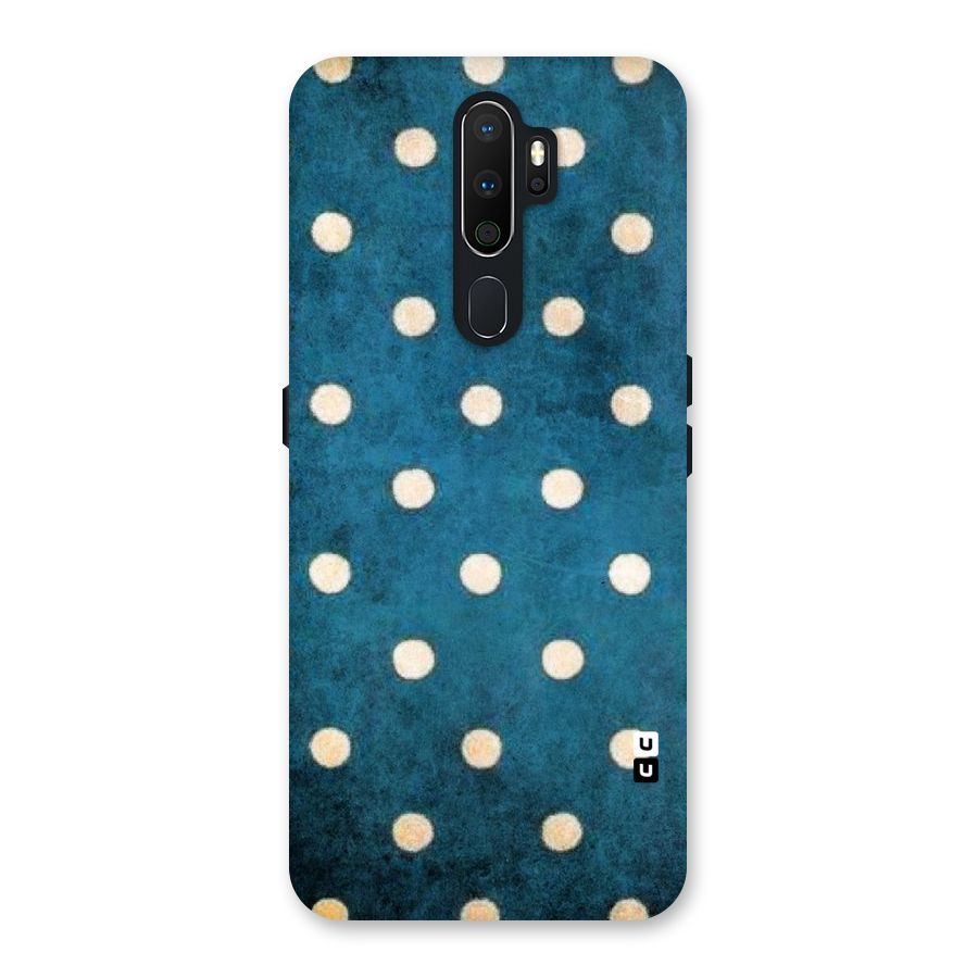 Classic Blue Polka Back Case for Oppo A5 (2020)