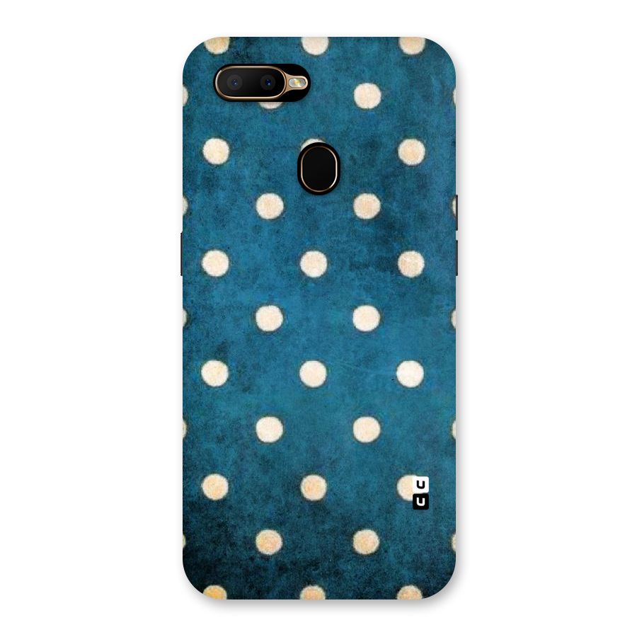 Classic Blue Polka Back Case for Oppo A5s