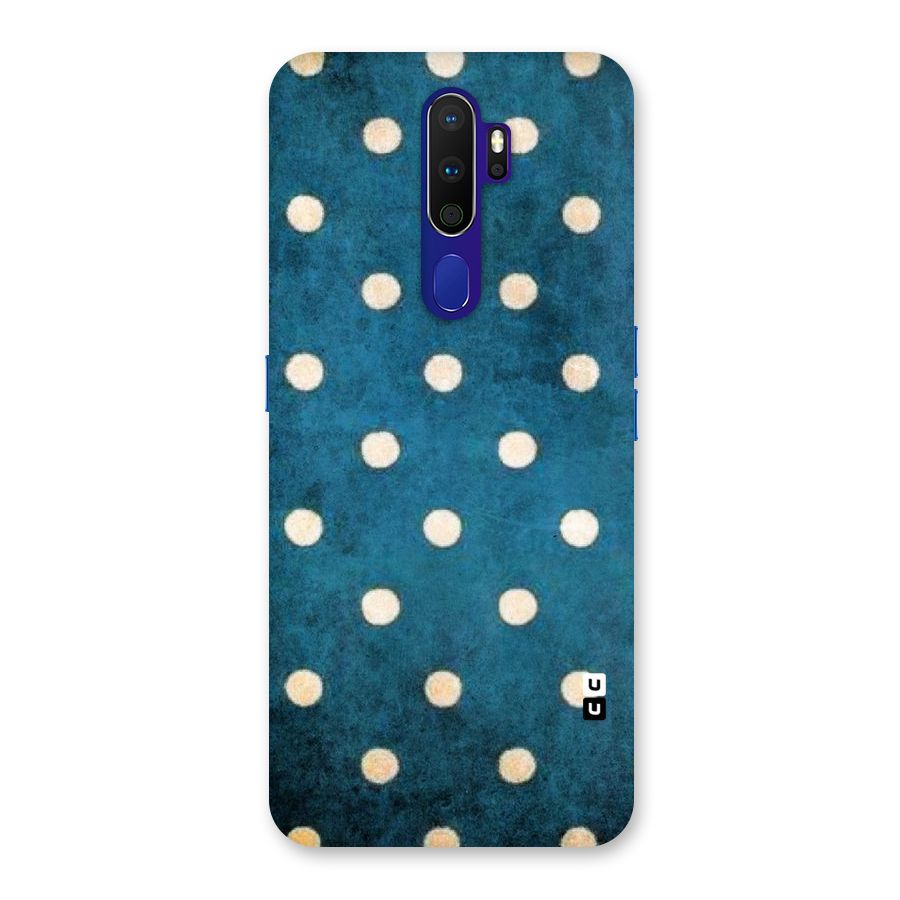 Classic Blue Polka Back Case for Oppo A9 (2020)