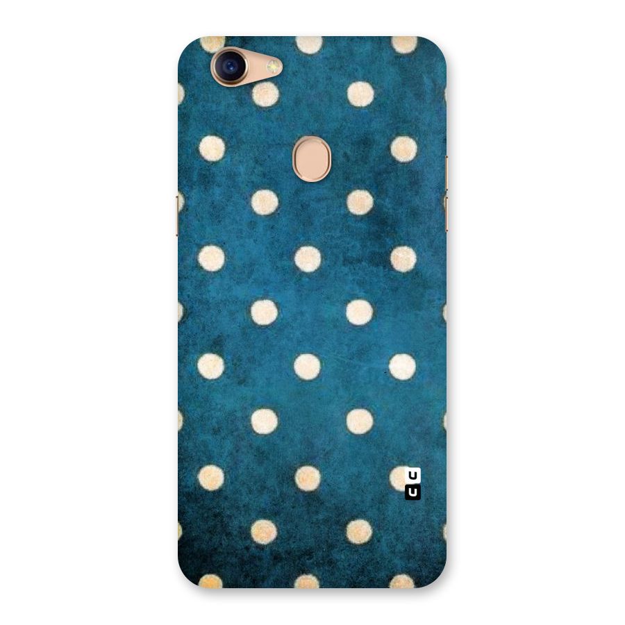 Classic Blue Polka Back Case for Oppo F5