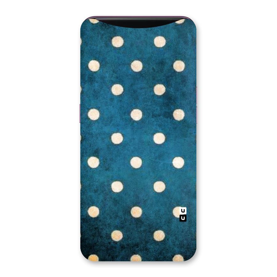 Classic Blue Polka Back Case for Oppo Find X
