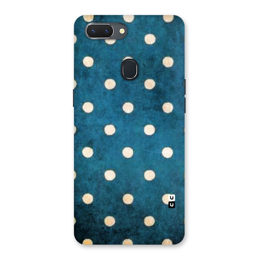 Classic Blue Polka Back Case for Oppo Realme 2