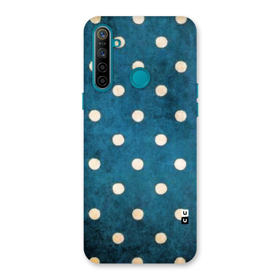Classic Blue Polka Back Case for Realme 5i