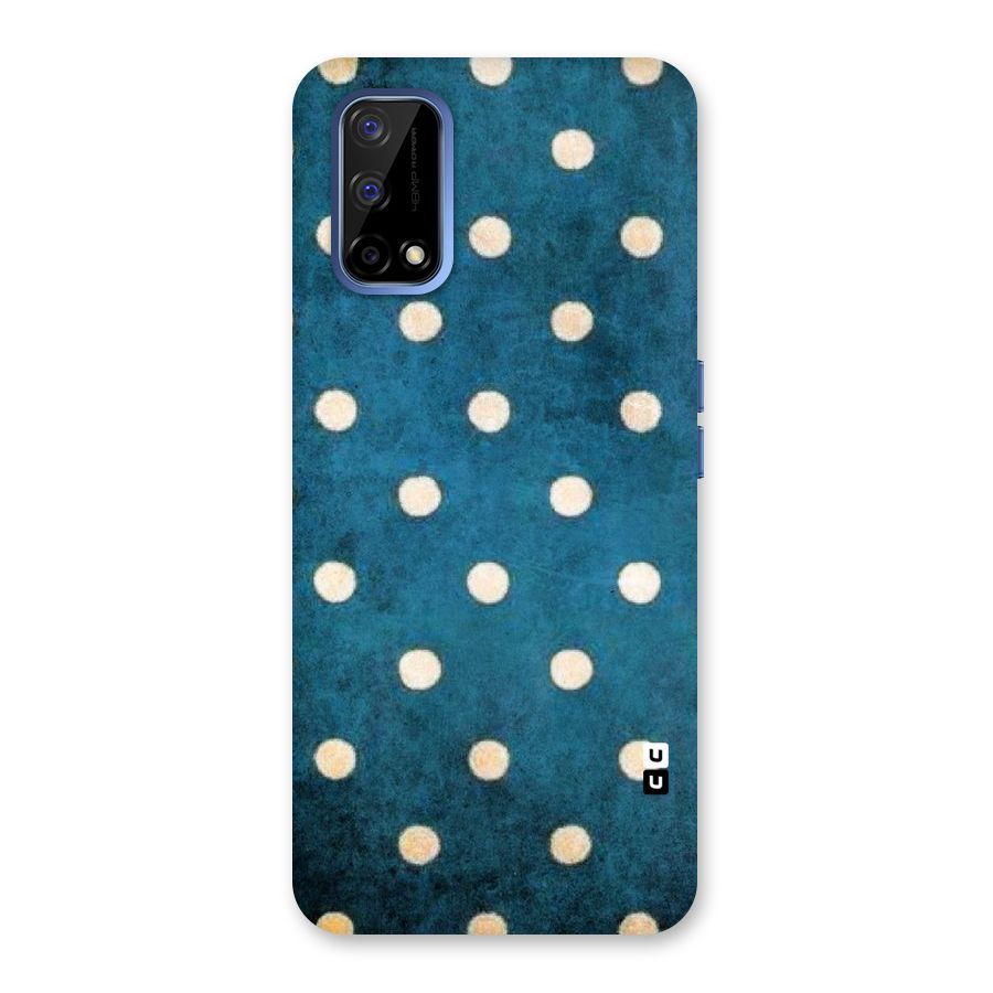 Classic Blue Polka Back Case for Realme Narzo 30 Pro