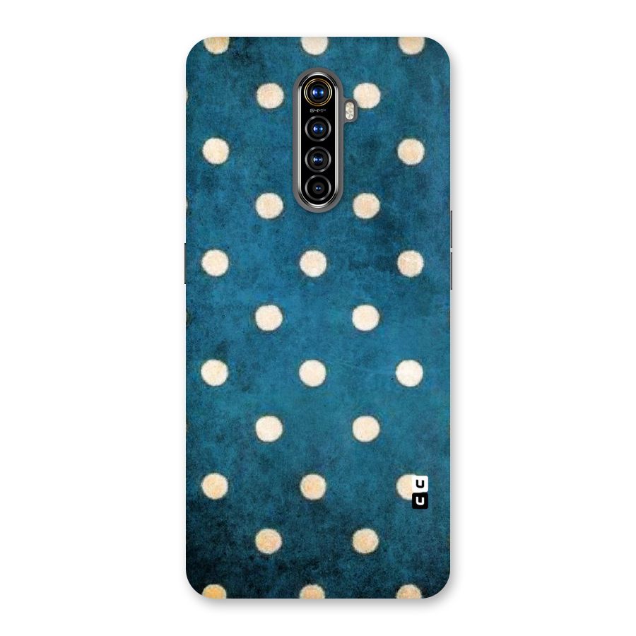 Classic Blue Polka Back Case for Realme X2 Pro