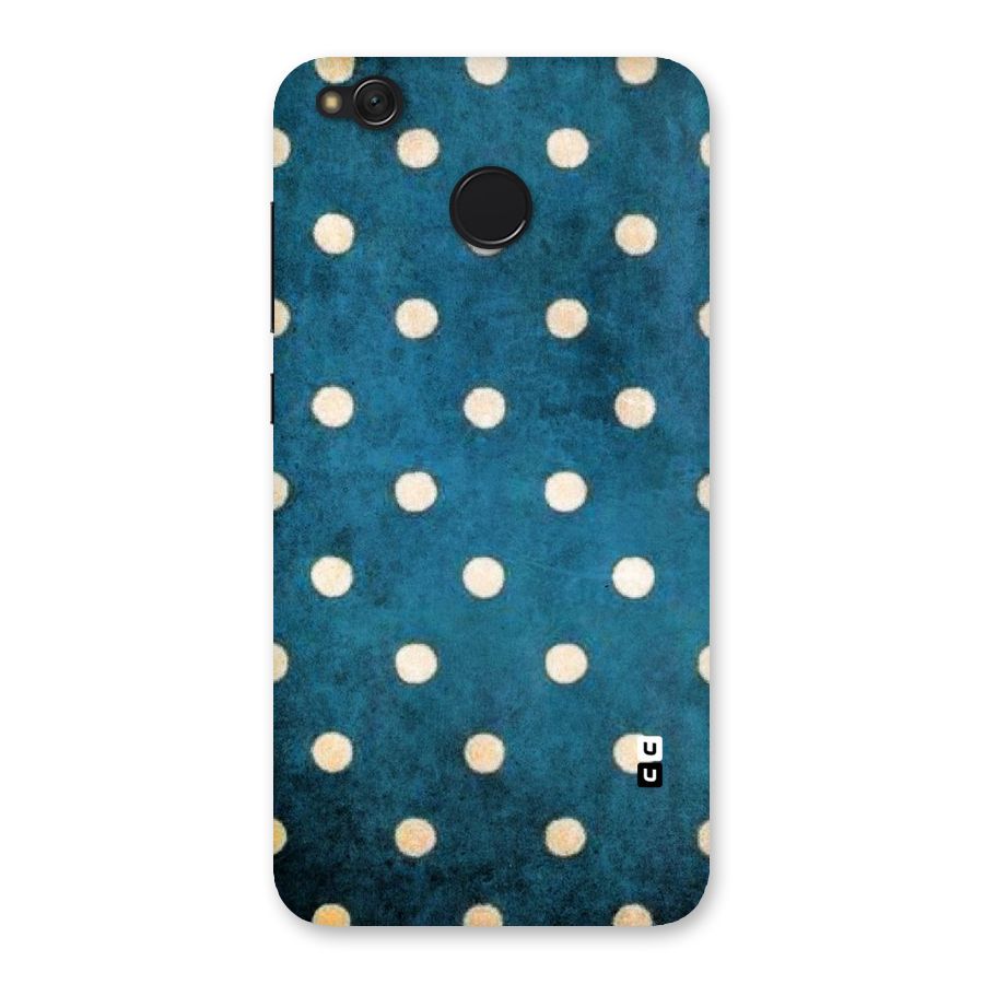 Classic Blue Polka Back Case for Redmi 4
