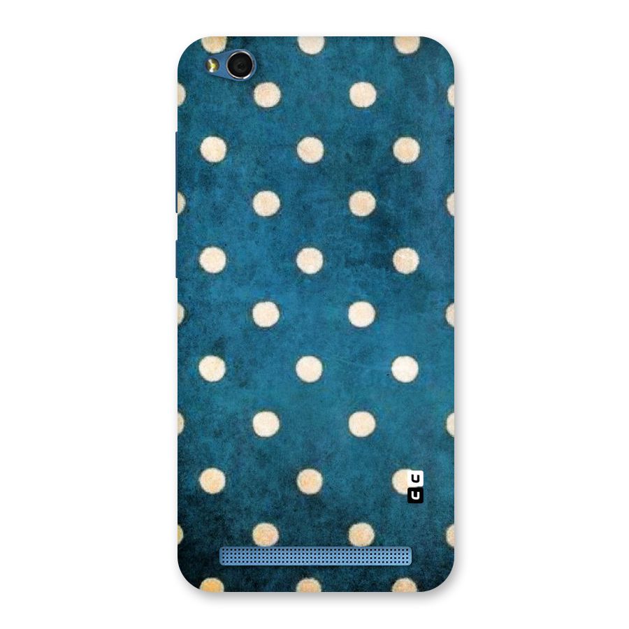 Classic Blue Polka Back Case for Redmi 5A