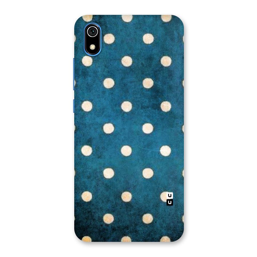 Classic Blue Polka Back Case for Redmi 7A