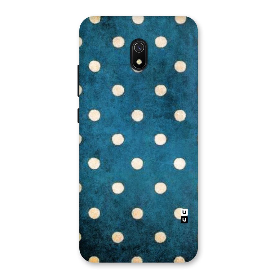 Classic Blue Polka Back Case for Redmi 8A