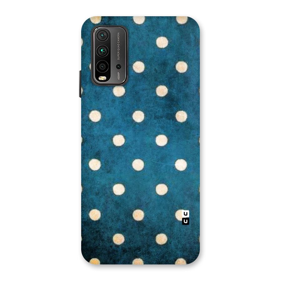 Classic Blue Polka Back Case for Redmi 9 Power