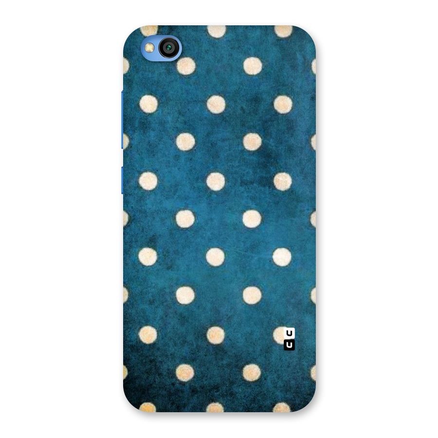 Classic Blue Polka Back Case for Redmi Go