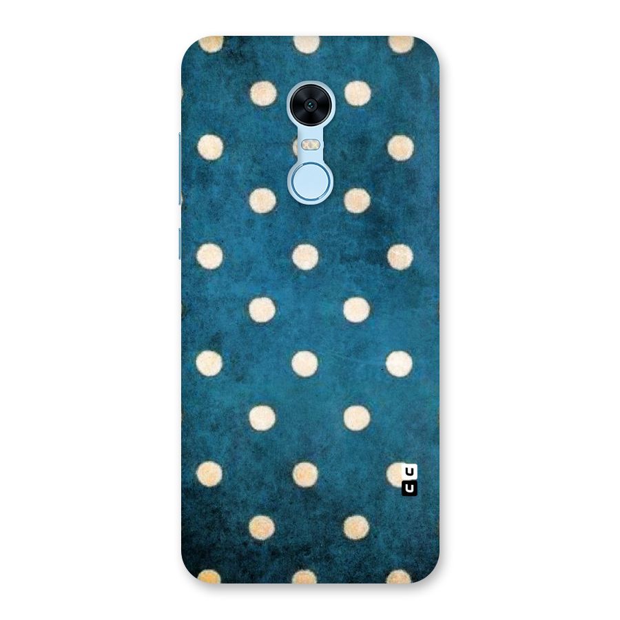 Classic Blue Polka Back Case for Redmi Note 5