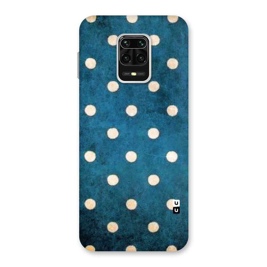 Classic Blue Polka Back Case for Redmi Note 9 Pro Max