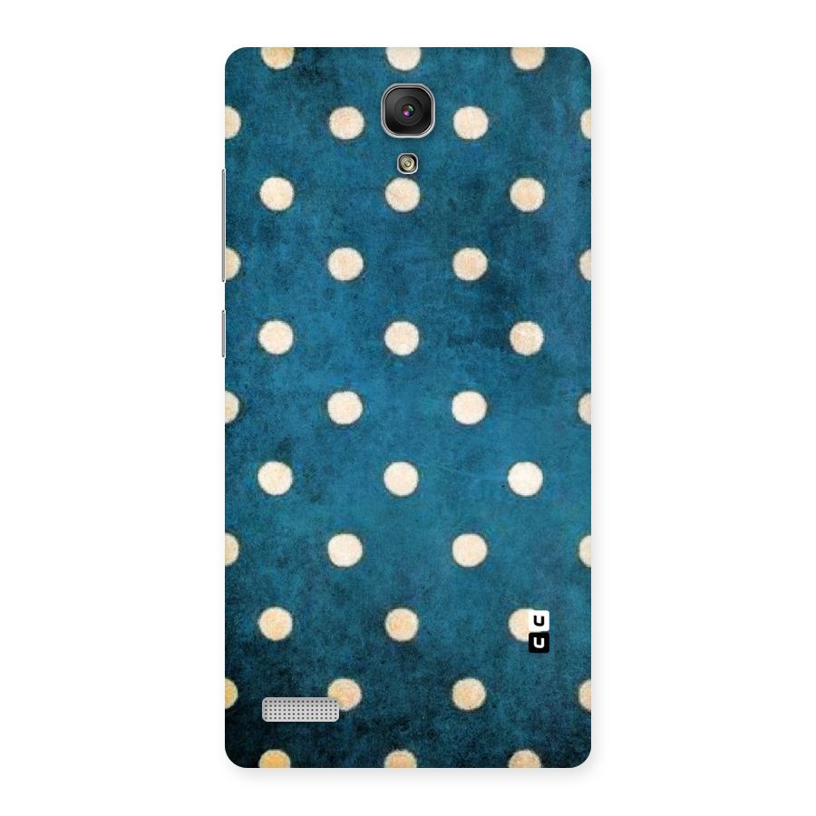 Classic Blue Polka Back Case for Redmi Note Prime