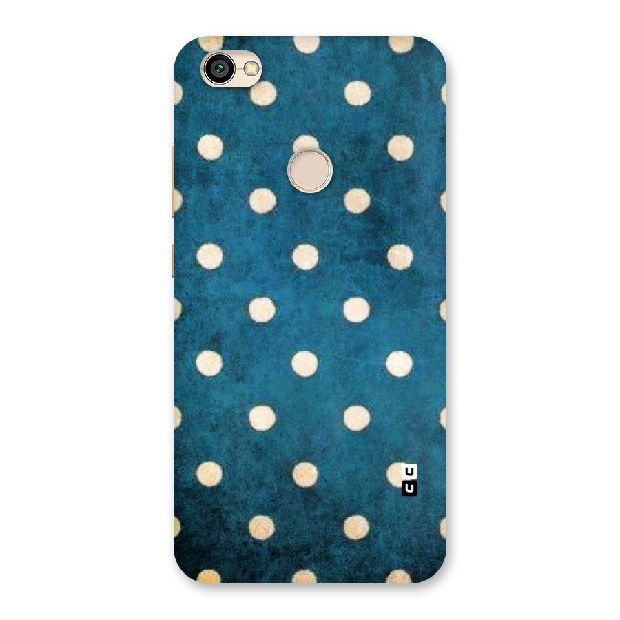 Classic Blue Polka Back Case for Redmi Y1 2017