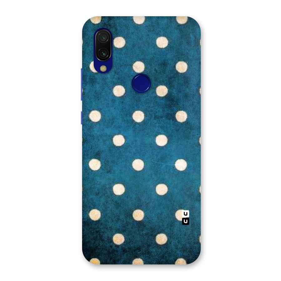 Classic Blue Polka Back Case for Redmi Y3