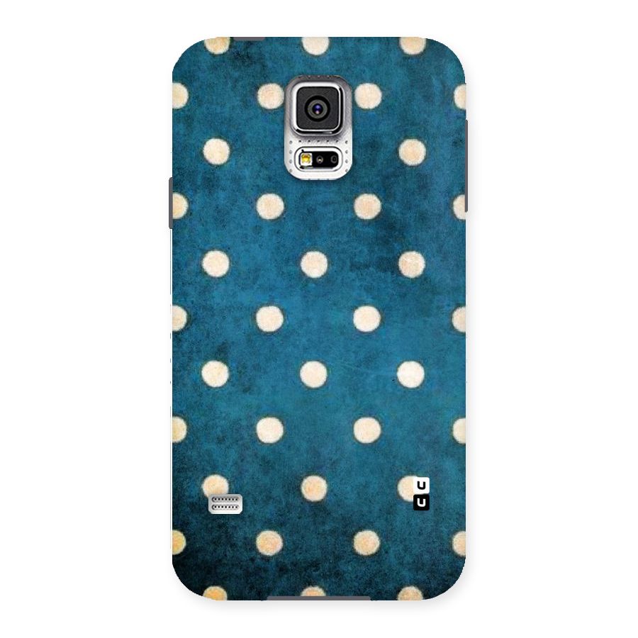 Classic Blue Polka Back Case for Samsung Galaxy S5