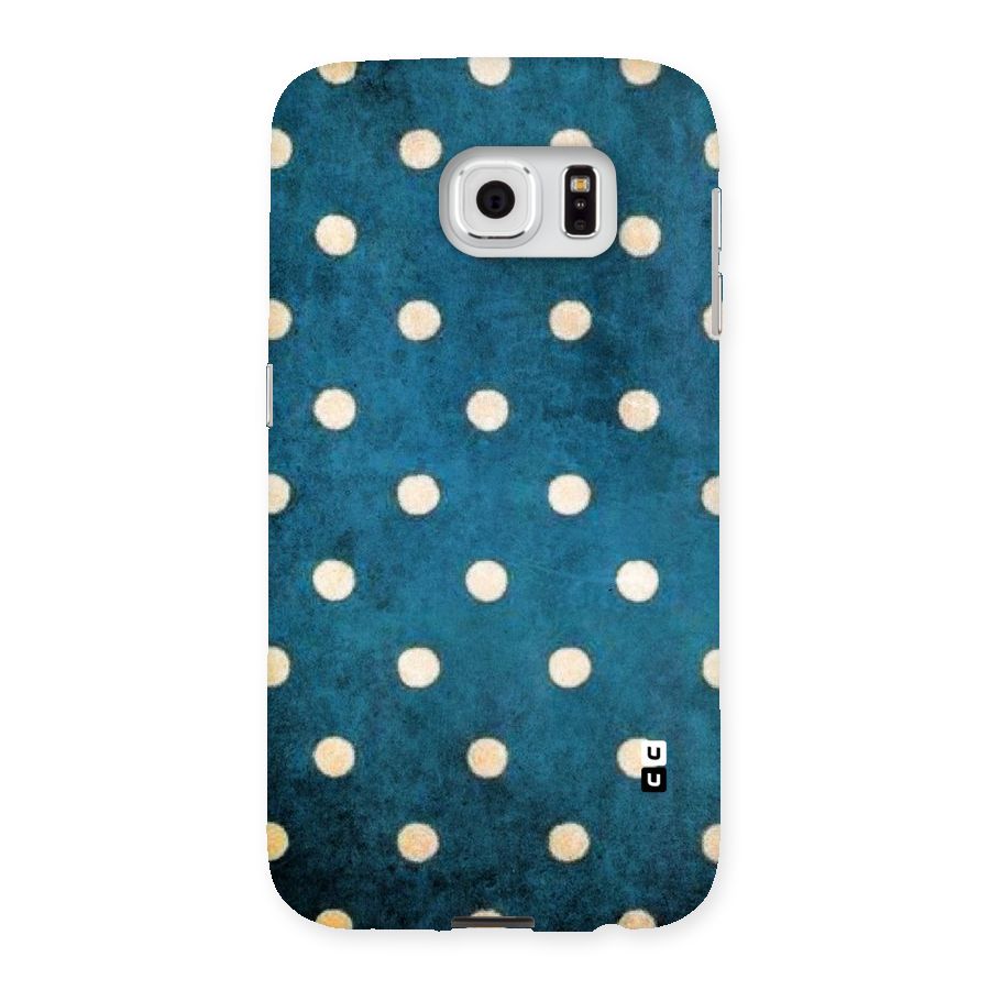 Classic Blue Polka Back Case for Samsung Galaxy S6