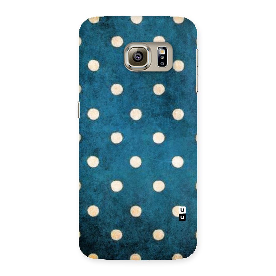 Classic Blue Polka Back Case for Samsung Galaxy S6 Edge