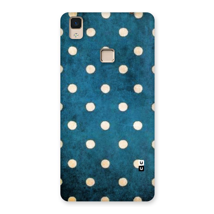 Classic Blue Polka Back Case for V3 Max