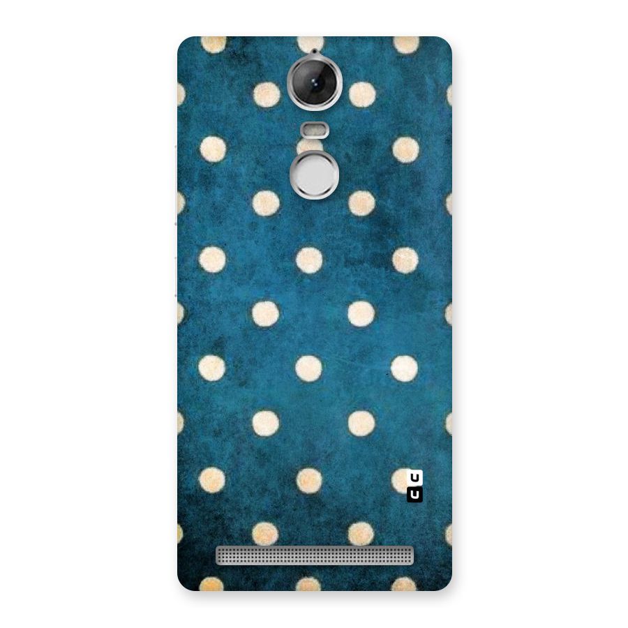 Classic Blue Polka Back Case for Vibe K5 Note