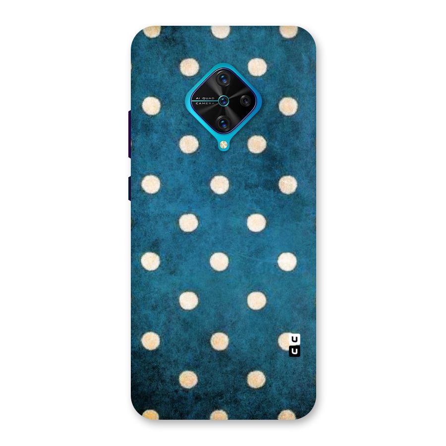 Classic Blue Polka Back Case for Vivo S1 Pro
