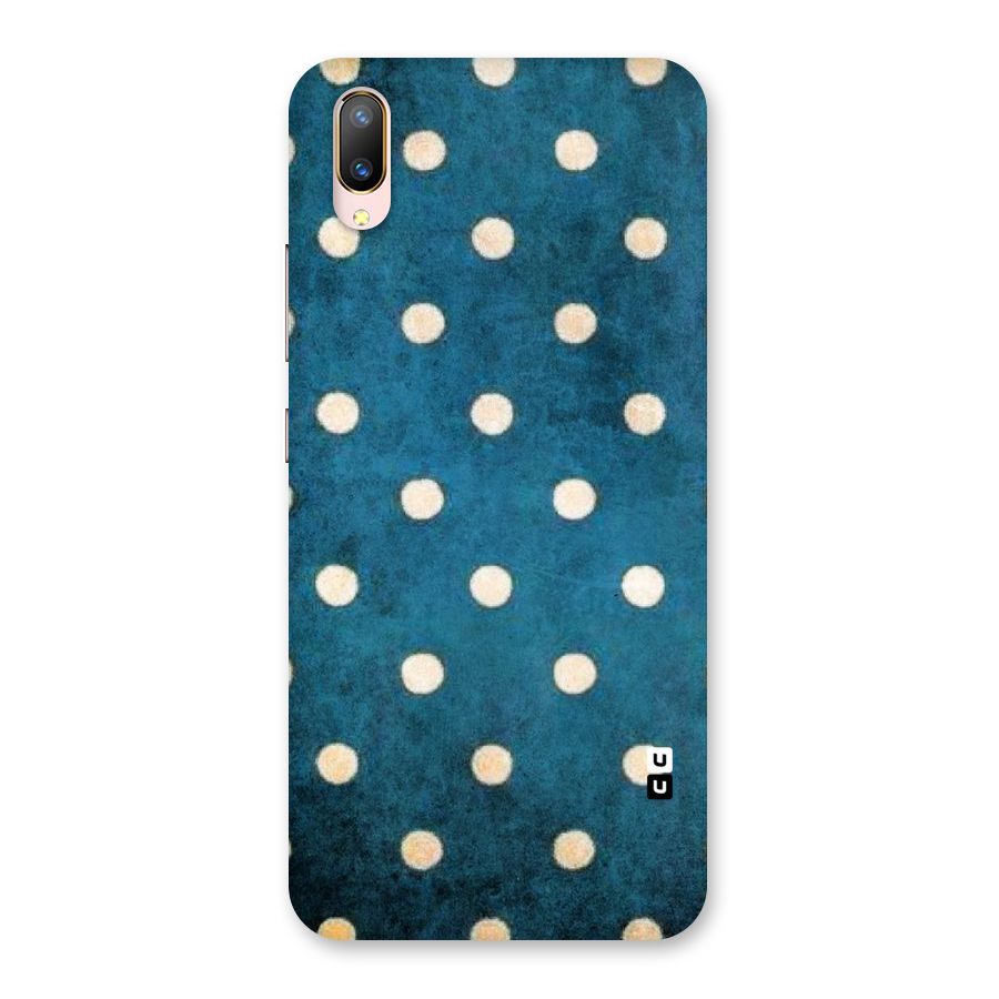 Classic Blue Polka Back Case for Vivo V11 Pro