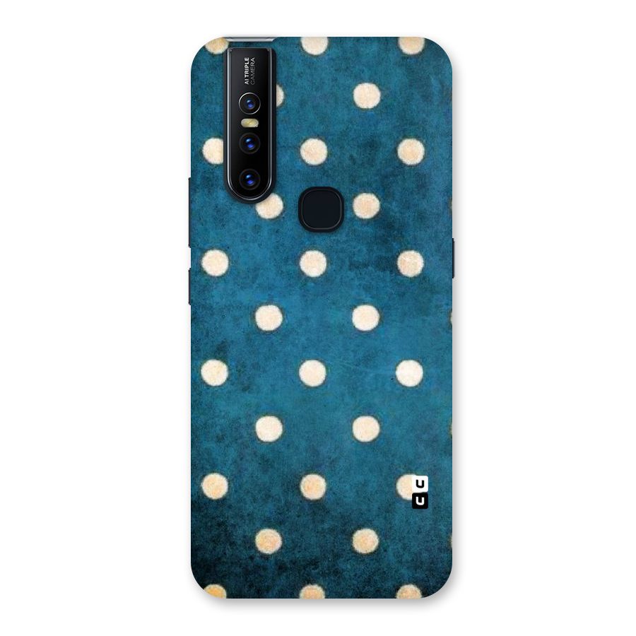 Classic Blue Polka Back Case for Vivo V15