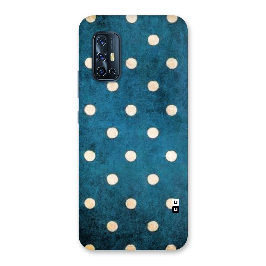 Classic Blue Polka Back Case for Vivo V17
