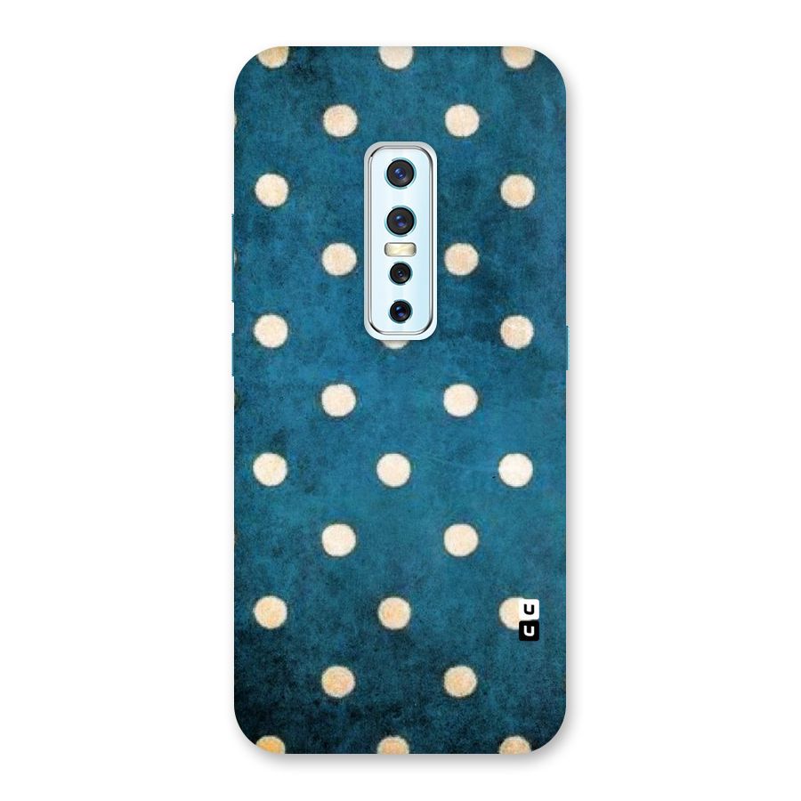 Classic Blue Polka Back Case for Vivo V17 Pro