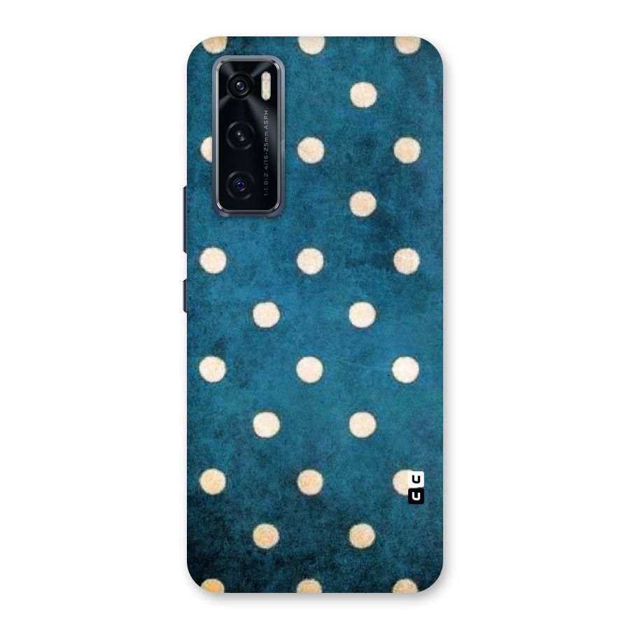 Classic Blue Polka Back Case for Vivo V20 SE