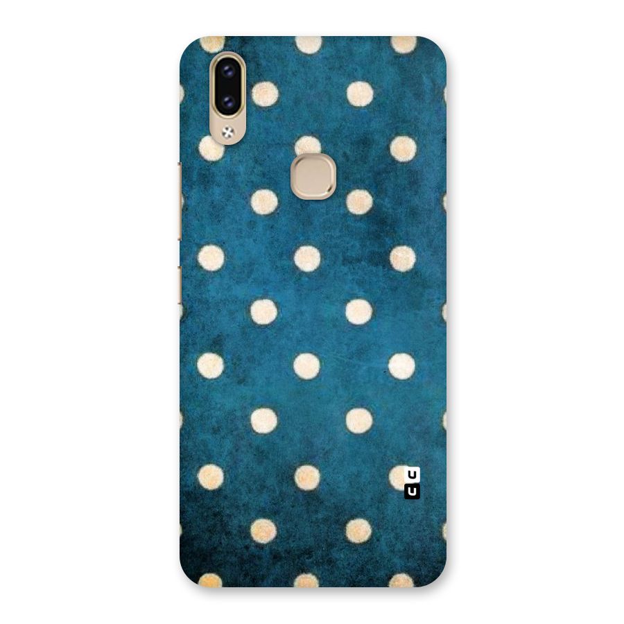 Classic Blue Polka Back Case for Vivo V9 Youth
