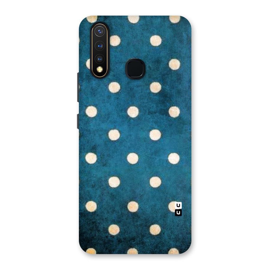 Classic Blue Polka Back Case for Vivo Y19