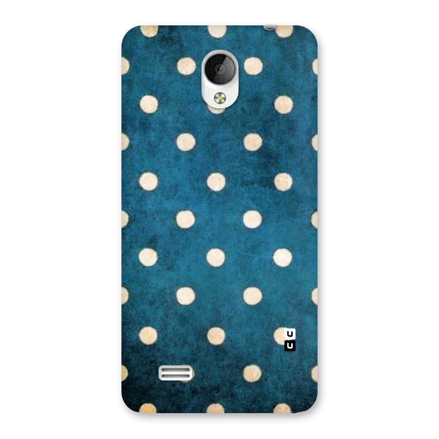 Classic Blue Polka Back Case for Vivo Y21