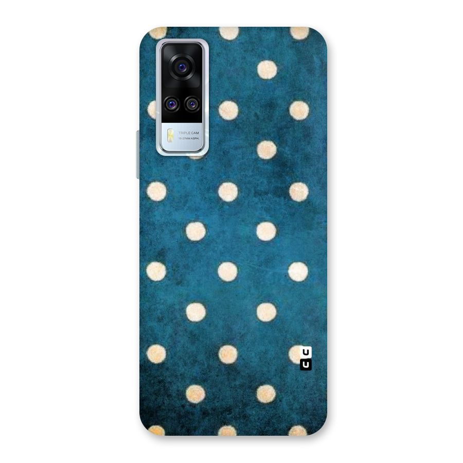 Classic Blue Polka Back Case for Vivo Y31