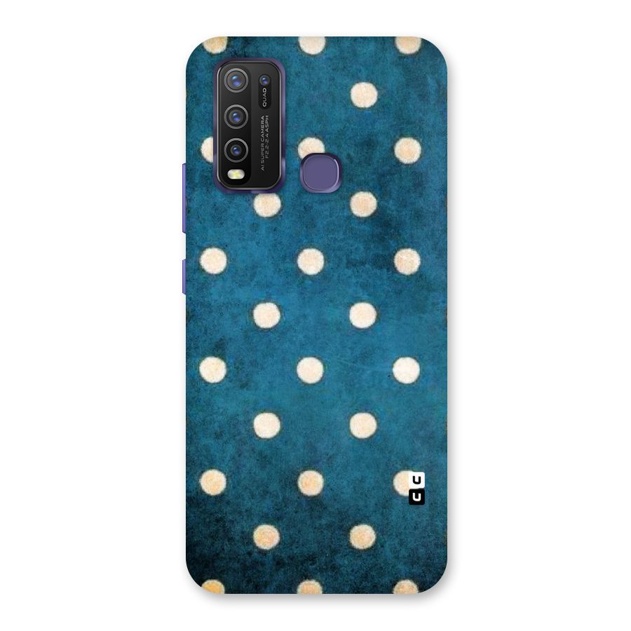 Classic Blue Polka Back Case for Vivo Y50