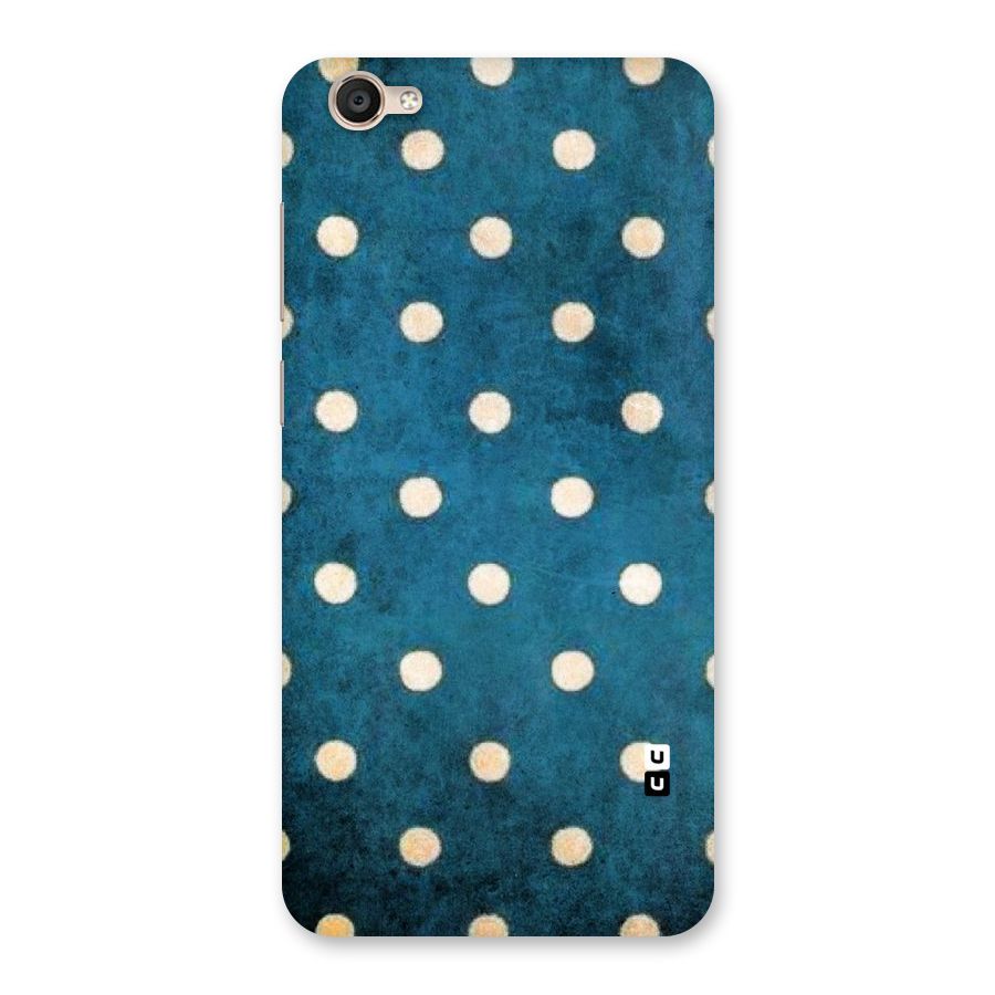 Classic Blue Polka Back Case for Vivo Y55s