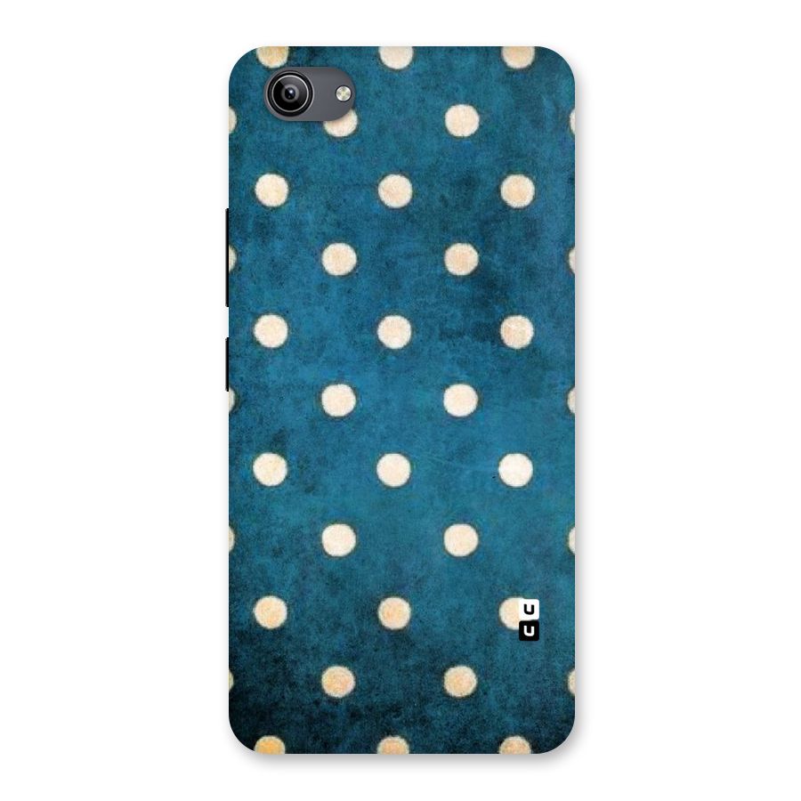 Classic Blue Polka Back Case for Vivo Y81i