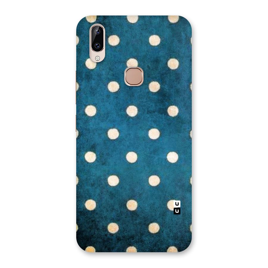 Classic Blue Polka Back Case for Vivo Y83 Pro