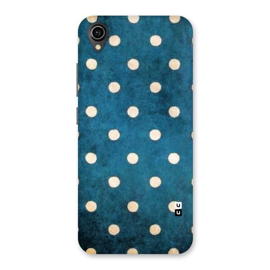 Classic Blue Polka Back Case for Vivo Y90