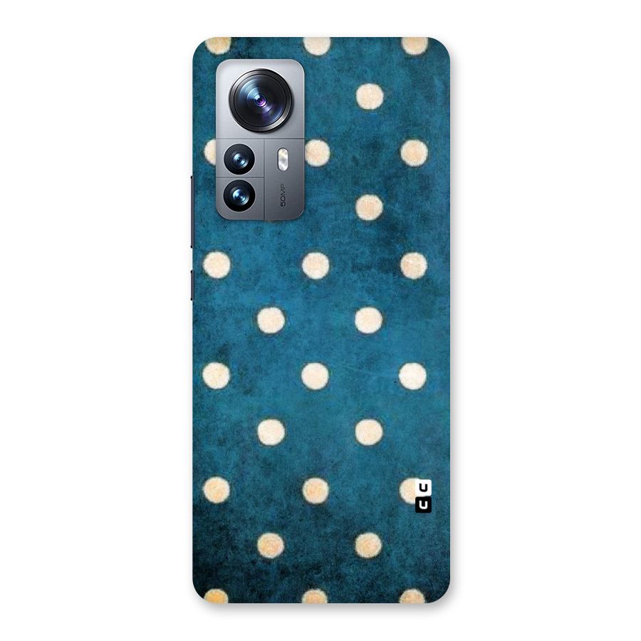 Classic Blue Polka Back Case for Xiaomi 12 Pro