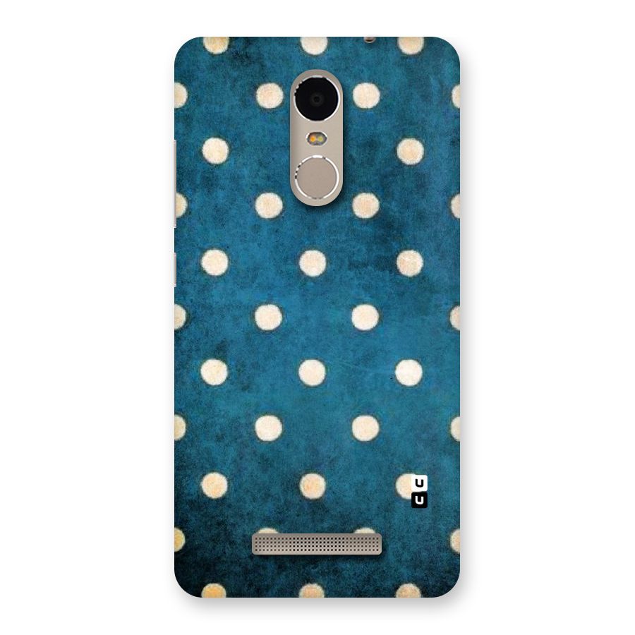 Classic Blue Polka Back Case for Xiaomi Redmi Note 3