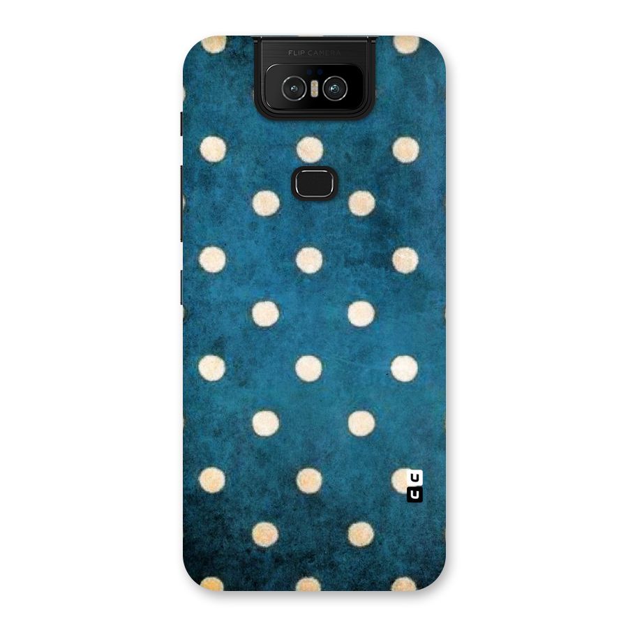 Classic Blue Polka Back Case for Zenfone 6z